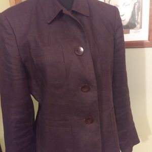 Linen jacket by Talbot's